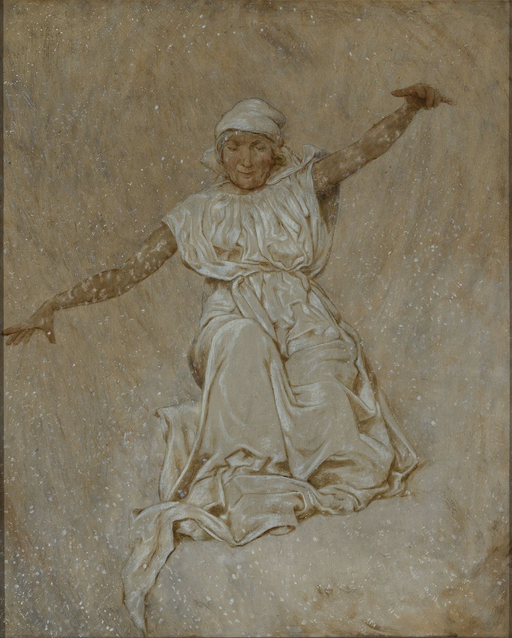Februar (Frau Holle) von Hans Thoma