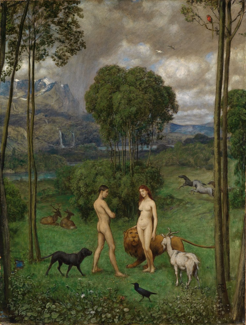 Im Paradies von Hans Thoma