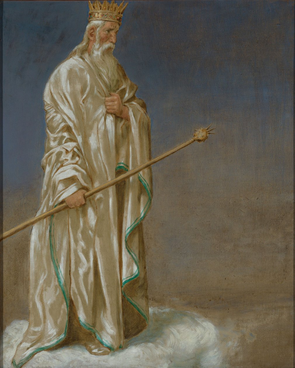 Januar (Eiskönig) von Hans Thoma