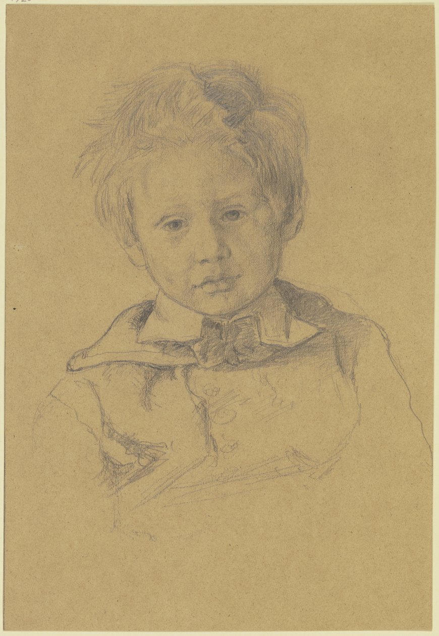 Kinderbildnis des Sohnes von Victor Müller von Hans Thoma