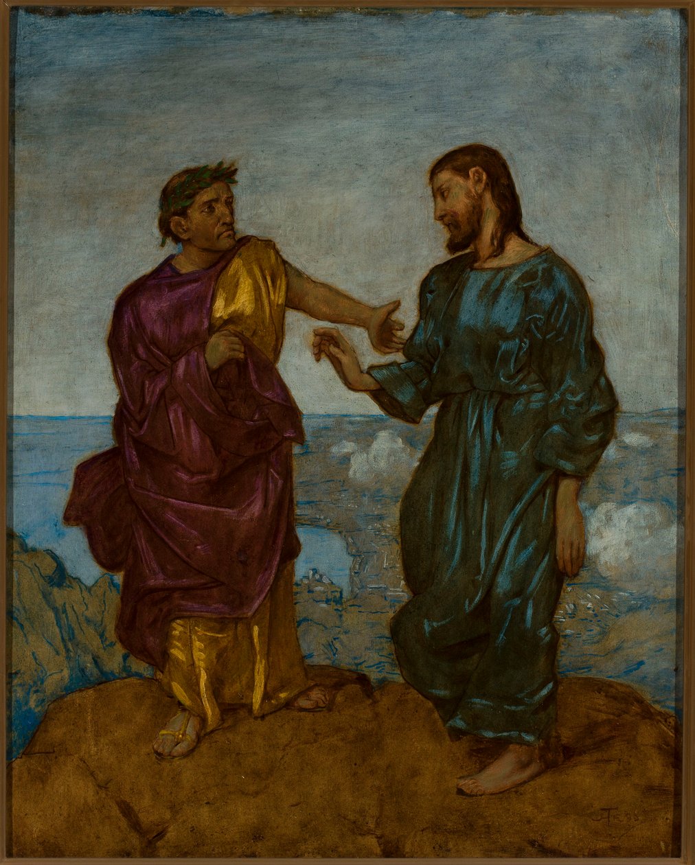 Die Versuchung Christi von Hans Thoma