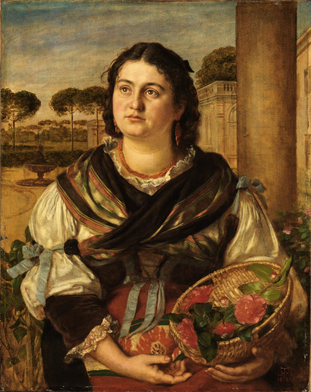 La Giardiniera von Hans Thoma