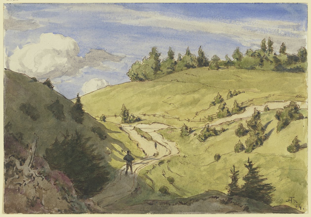 Landschaft im Schwarzwald von Hans Thoma
