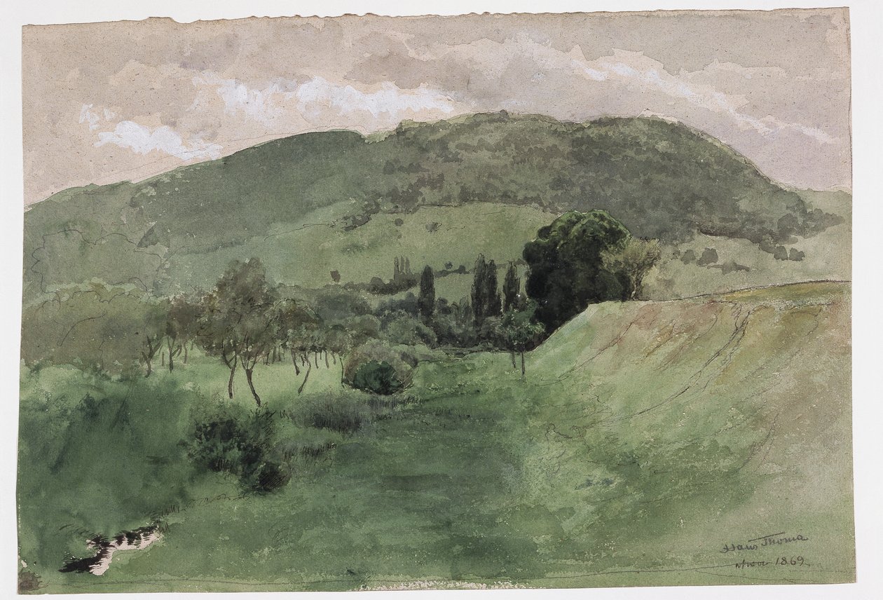 Landschaft im Schwarzwald von Hans Thoma
