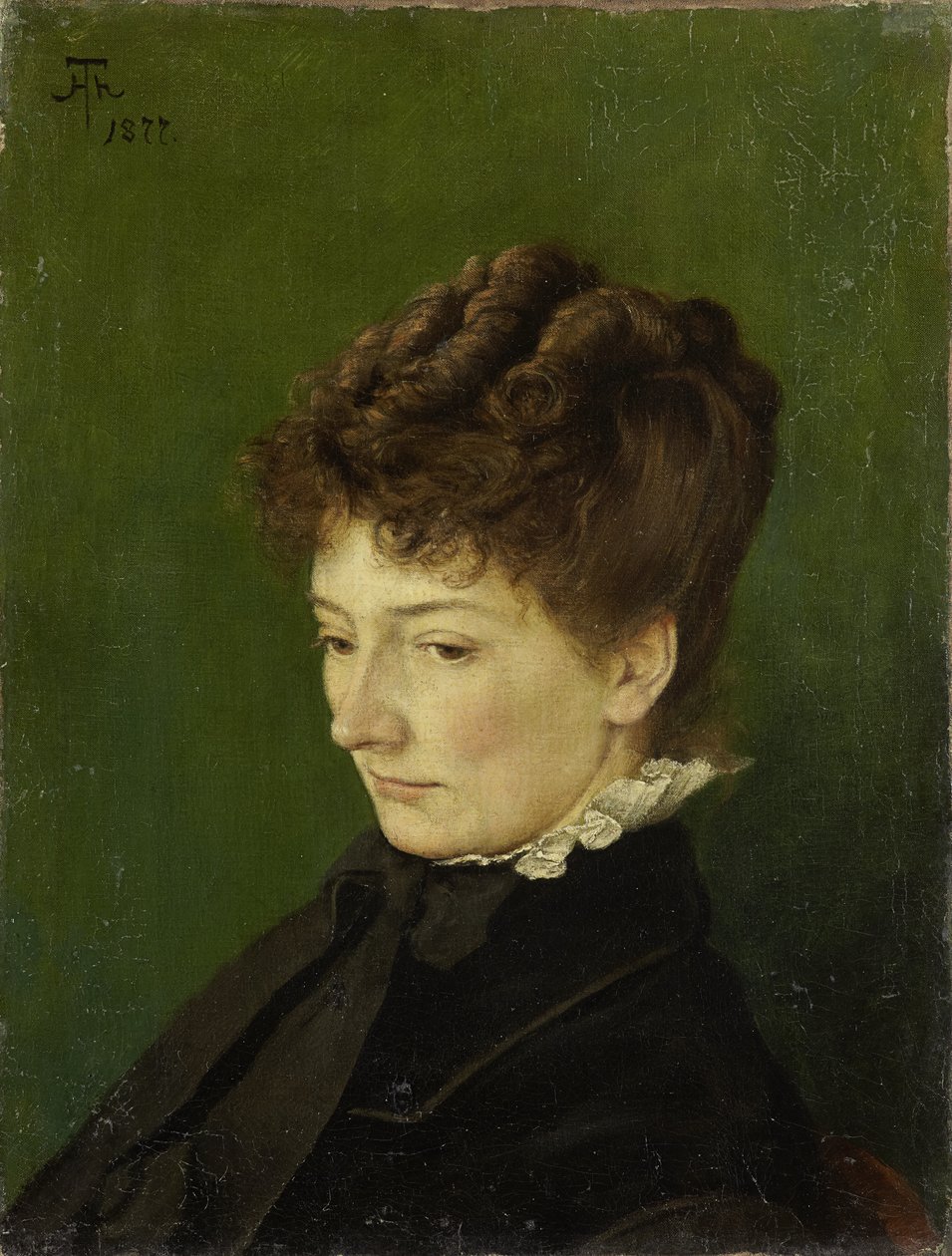 Porträt von Ida Müller, geb. Scholderer von Hans Thoma