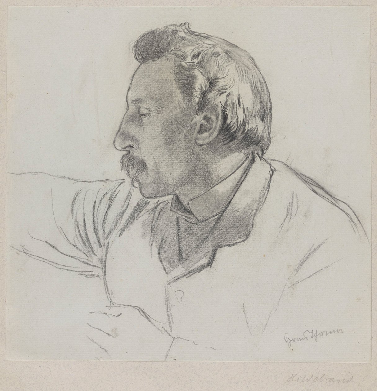 Porträt von Adolf Hildebrand (1841-1921) von Hans Thoma