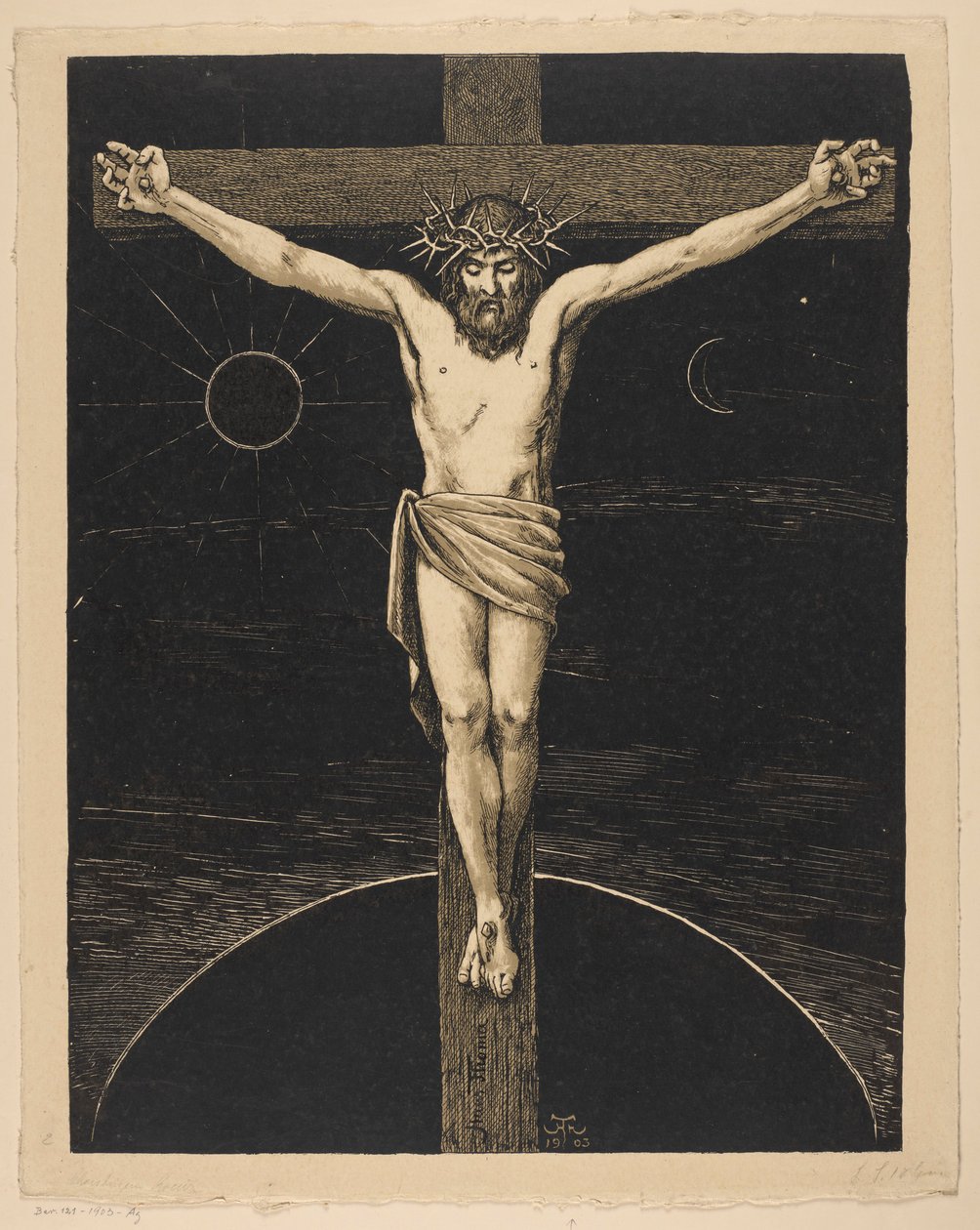 Siegreiches Kreuz von Hans Thoma