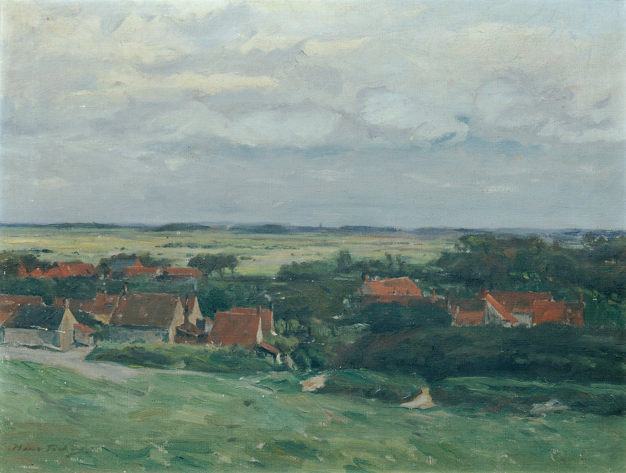 Holländische Landschaft von Hans Tichy