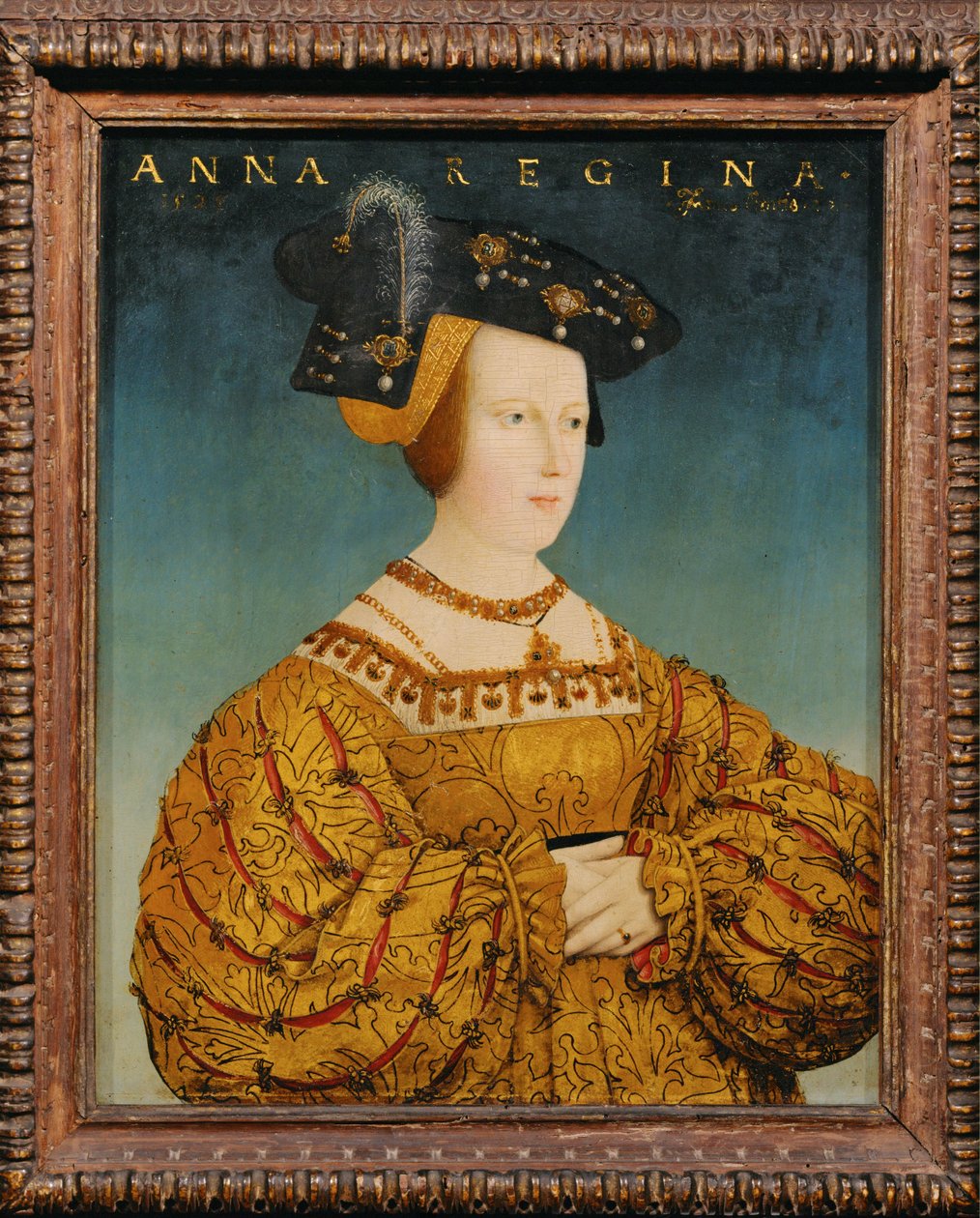 Anna von Ungarn, Schwester von König Ludwig von Ungarn und Frau von Kaiser Ferdinand I, Bruder von Kaiser Karl V von Hans or Johan Maler