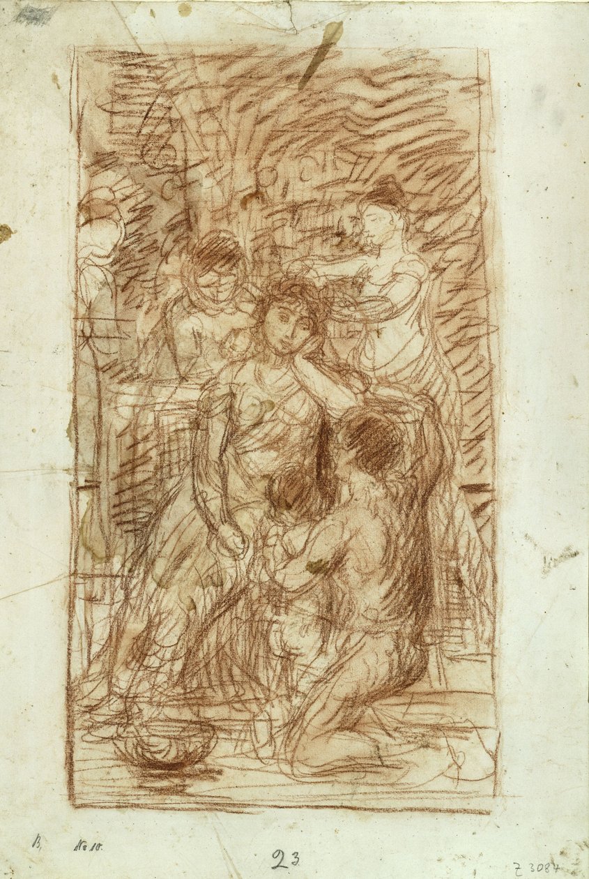 Die Toilette von Hans von Marées