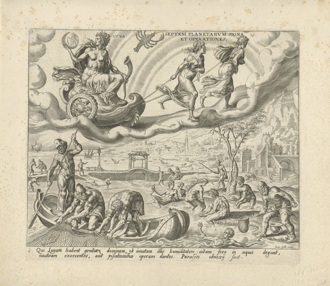 Luna, der Mond, und ihre Kinder (Die sieben Planeten) von Harmen Jansz Muller