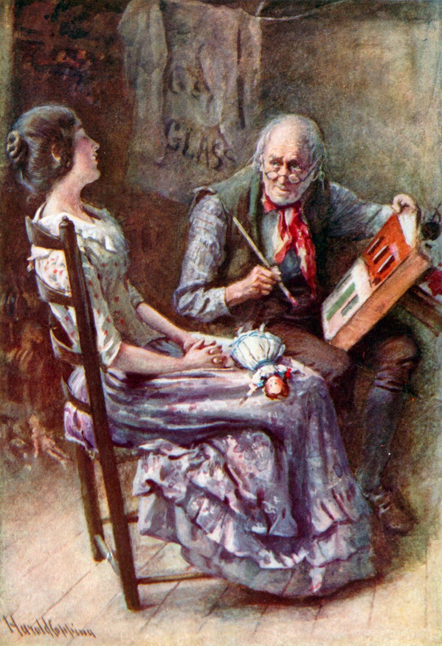 Caleb Plummer und seine blinde Tochter von Harold Copping