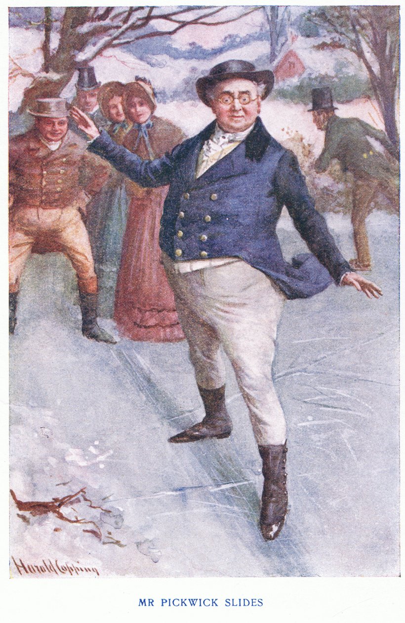 Herr Pickwick rutscht von Harold Copping