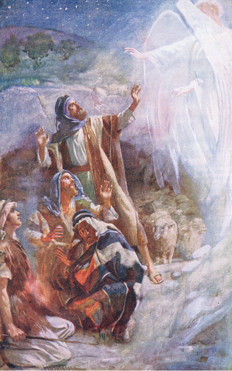 Die Hirten von Bethlehem, Illustration aus Harold Copping Bilder: Die ...