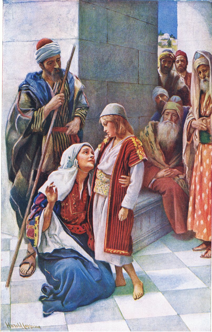 Wisst ihr nicht?, Illustration aus Harold Copping Bilder: Die Kronenserie, ca. 1920er Jahre von Harold Copping