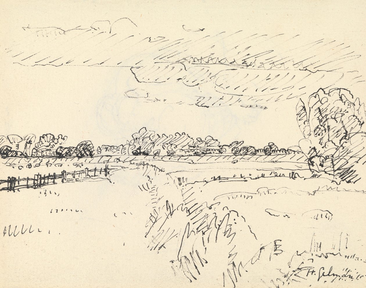 Romney Marsh von Harold Gilman