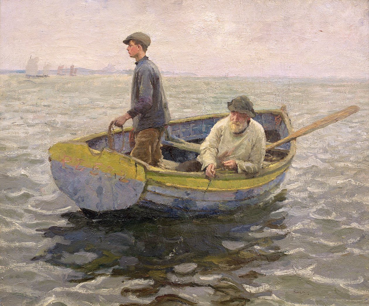 Im Whiting Ground von Harold Harvey