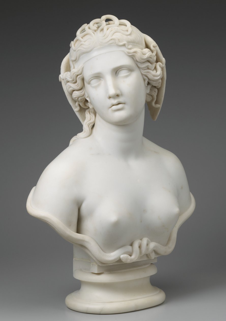 Medusa, ca. 1854 von Harriet Goodhue Hosmer