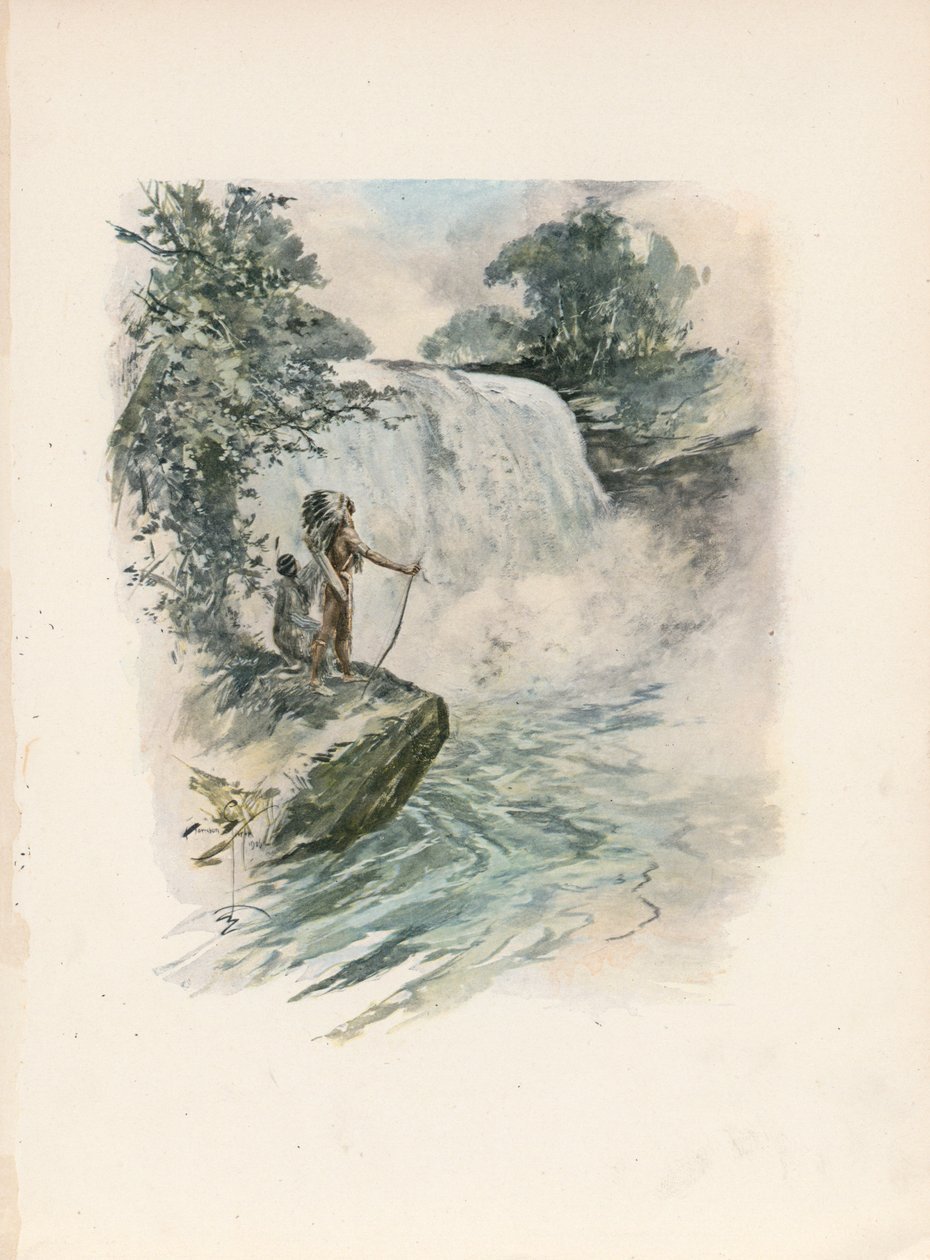 Longfellows Lied von Hiawatha von Harrison Fisher