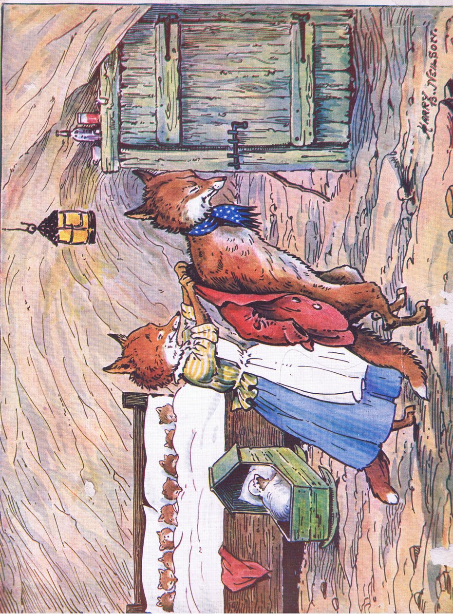 Der Fuchs ging hungrig hinaus von Harry B Neilson