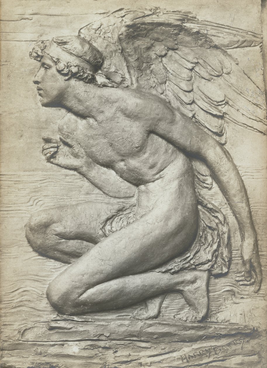 Die Geschichte von Psyche: Amor (versilberte Bronze) von Harry Bates