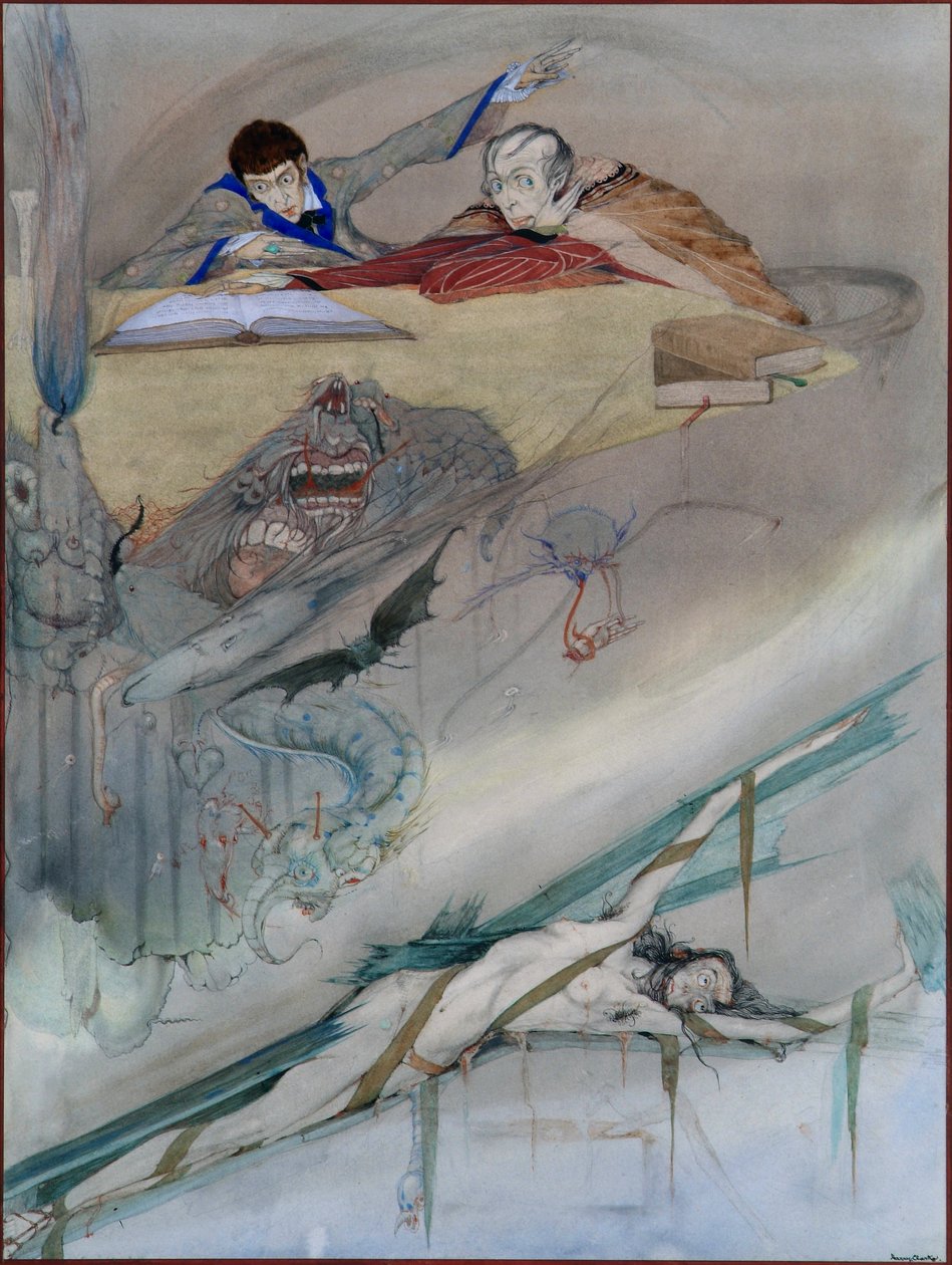 Der Untergang des Hauses Usher, 1923 von Harry Clarke