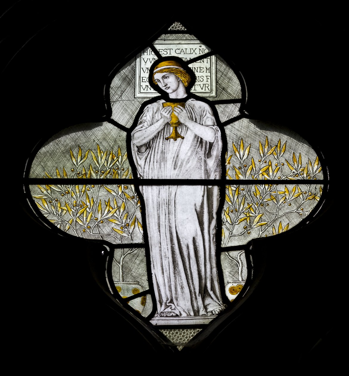 Minley, St. Andreas, Nächstenliebe, 1870 von Harry Ellis Wooldridge