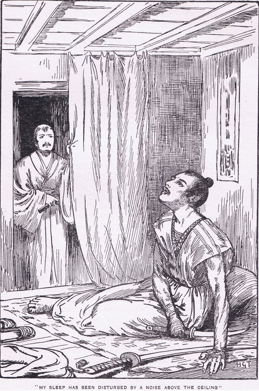 Sein Schlaf wurde durch ein Geräusch über der Decke gestört (aus Mehr Geschichten von Raiko) von Harry George Theaker