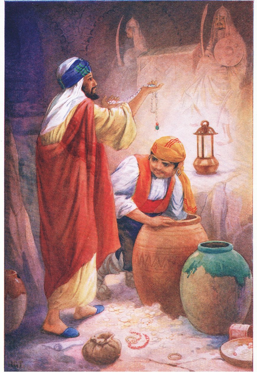 Peregil, der Gallego und der Mohr (aus der Geschichte Das Erbe des Mohrs), Illustration aus 