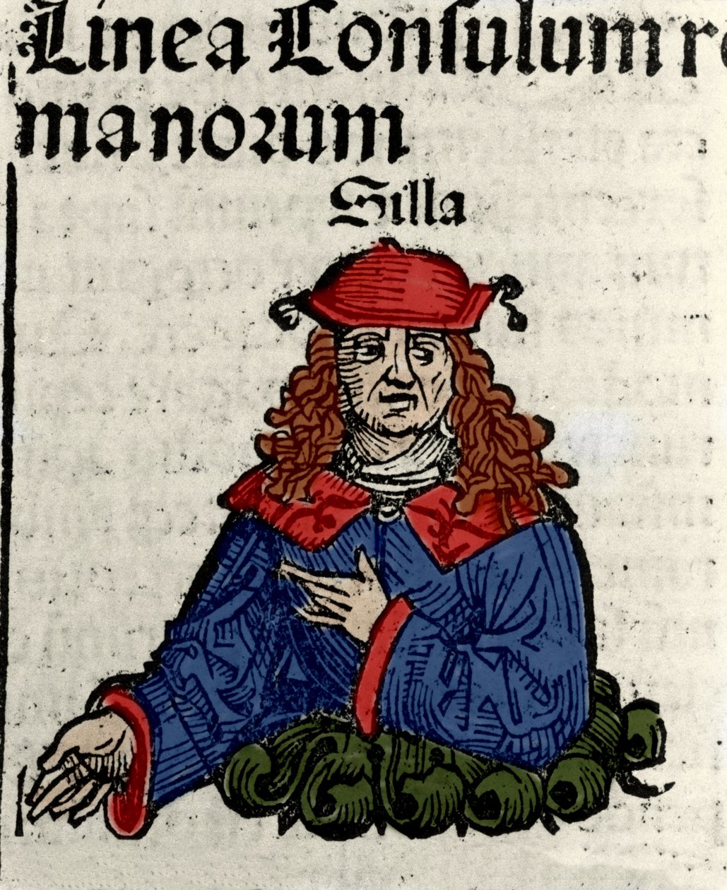 Darstellung des römischen Politikers Lucius Cornelius Sulla (Silla oder ...