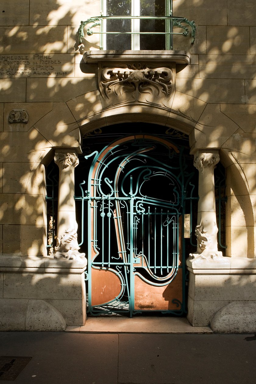 Eingang zum Castel Beranger, 1897-98 von Hector Guimard