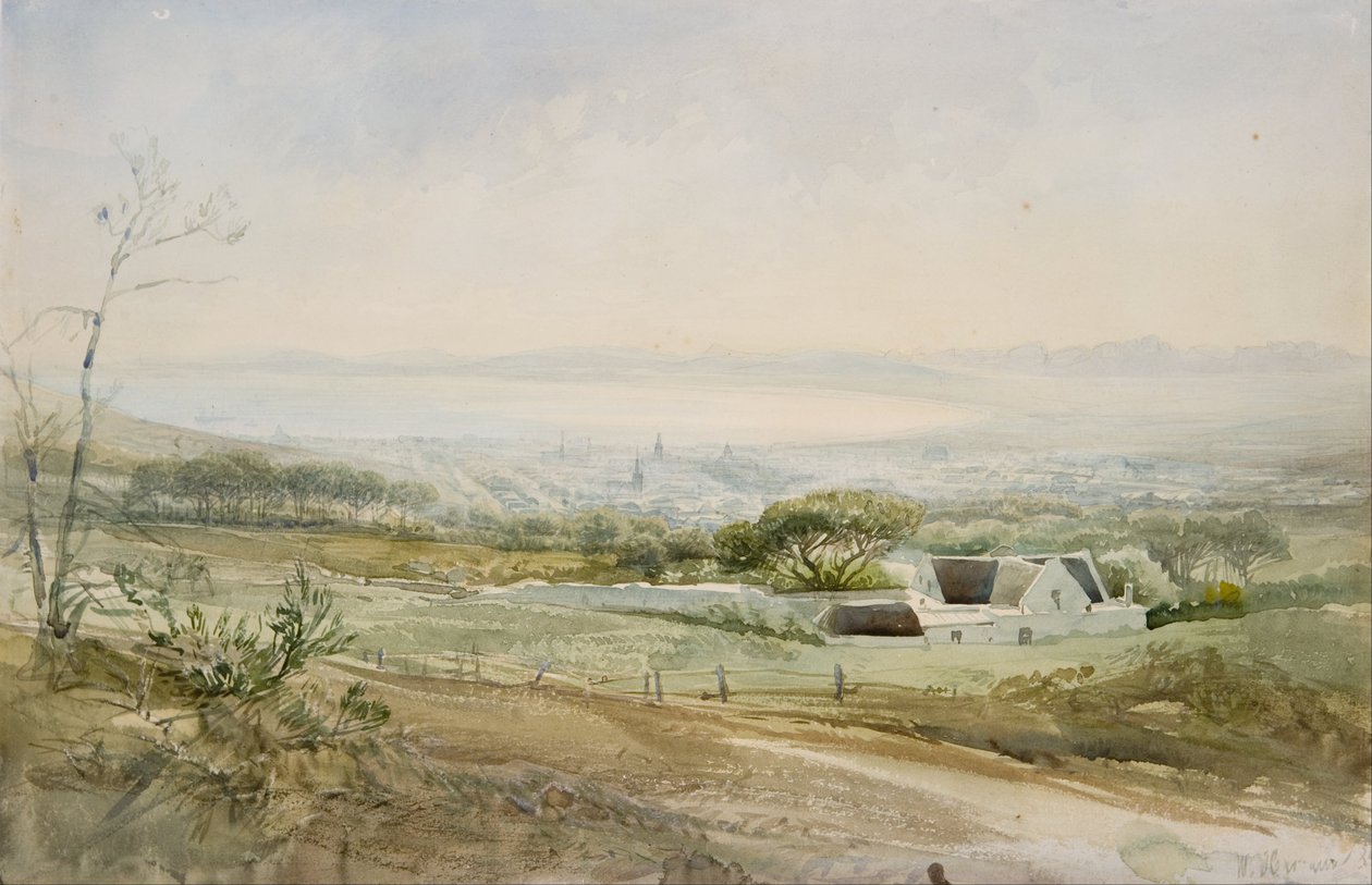 Kapstadt von der Spitze der Kloof Street von Heinrich Hermann