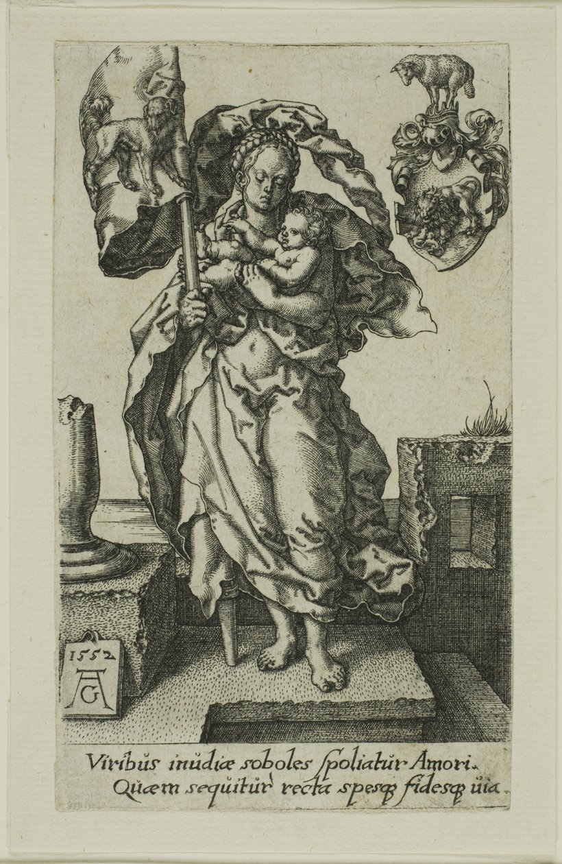 Mitgefühl, aus den Tugenden von Heinrich Aldegrever
