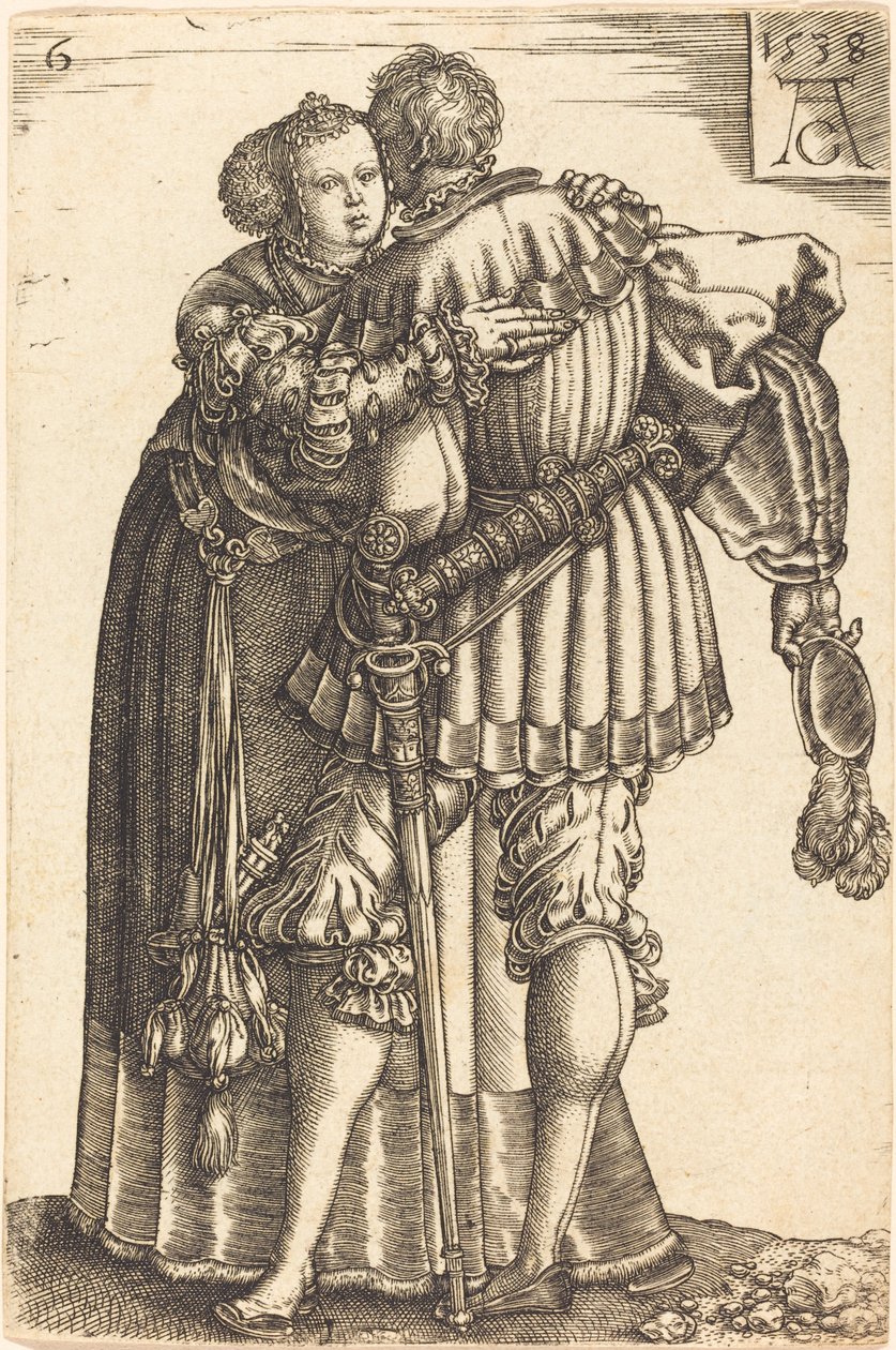 Große Hochzeitstänzer von Heinrich Aldegrever