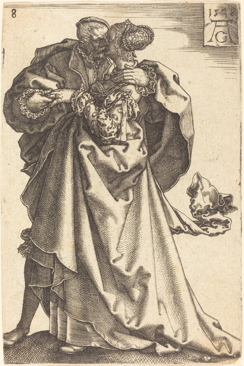 Große Hochzeitstänzer, 1538 von Heinrich Aldegrever