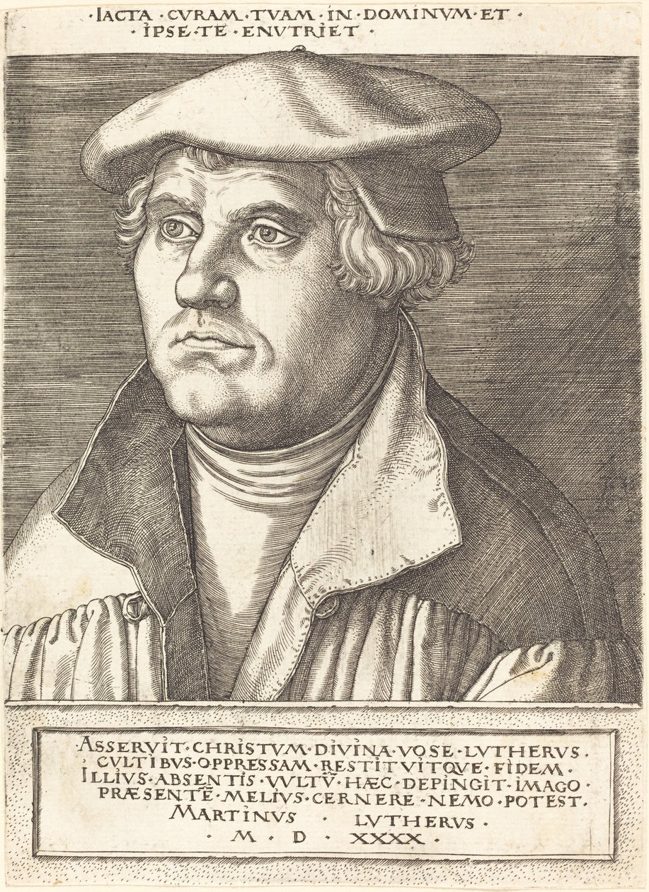 Martin Luther von Heinrich Aldegrever
