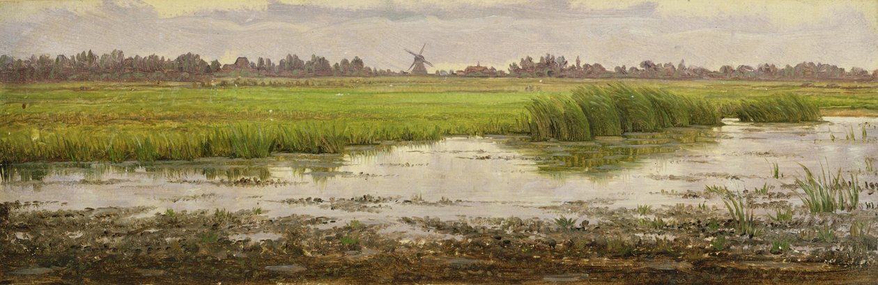 Die oberen Bereiche der Alster, ca. 1834-35 von Heinrich Stuhlmann