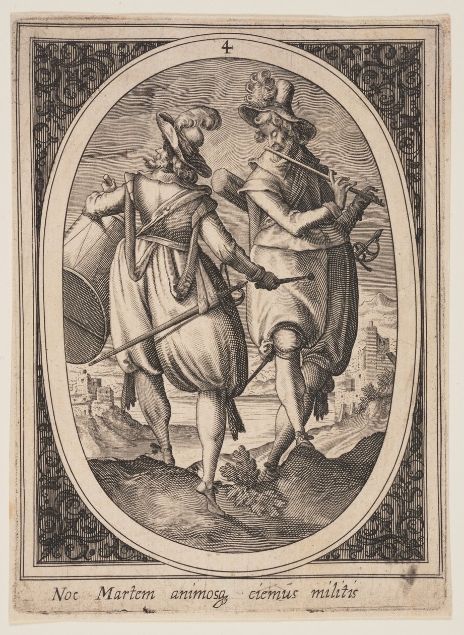 Tafel 4 aus Militärfiguren von Heinrich Ulrich