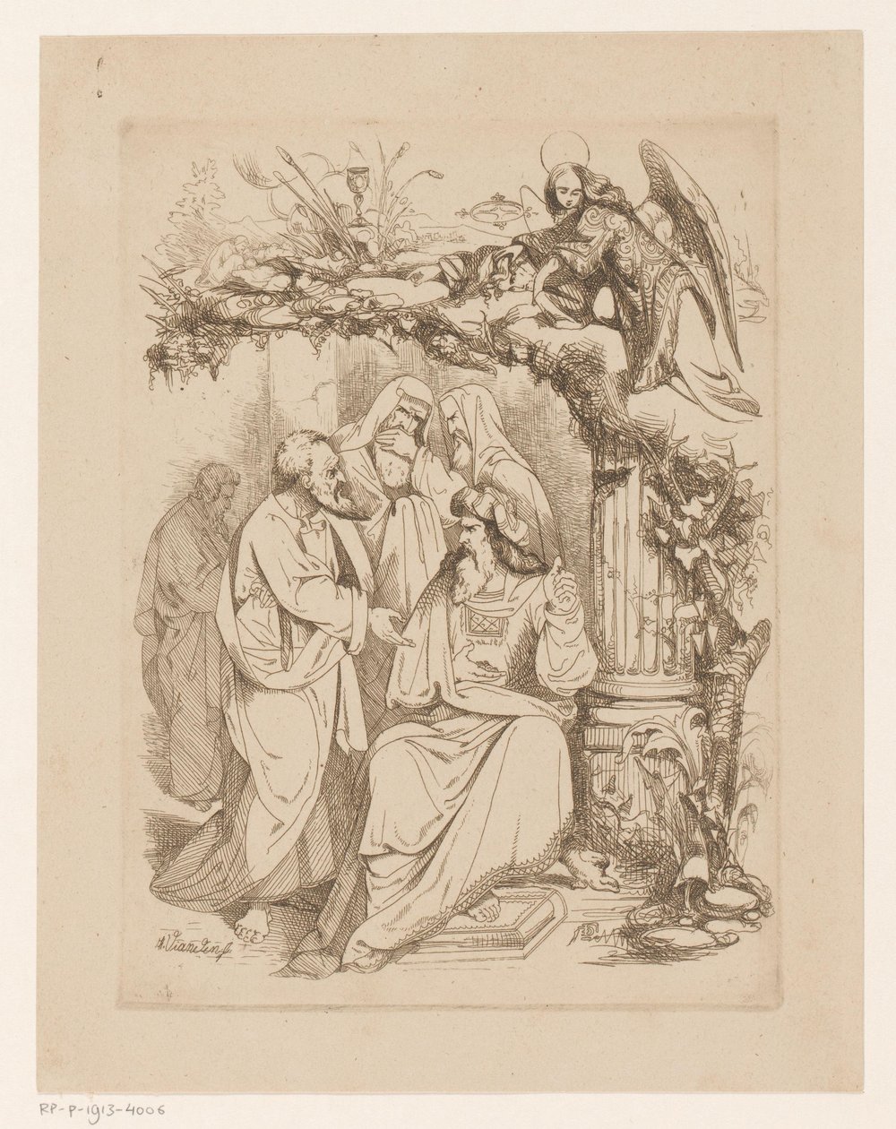 Judas Iskariot bei den Hohepriestern von Heinrich Vianden