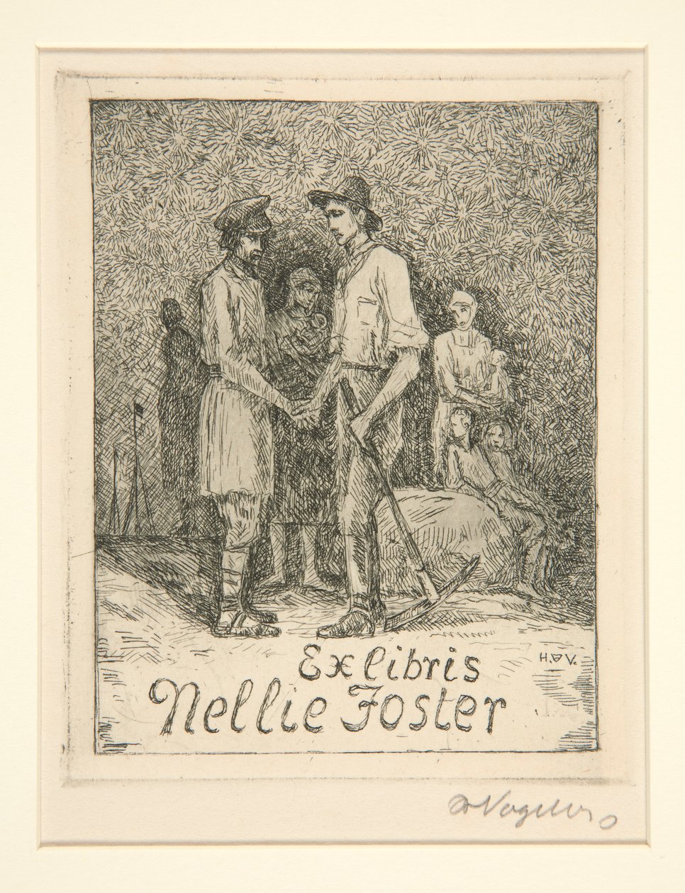 Exlibris von Heinrich Vogeler