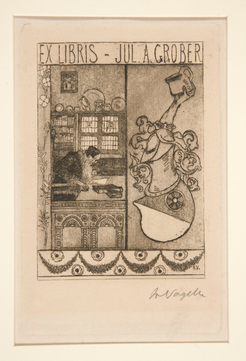 Exlibris von Heinrich Vogeler