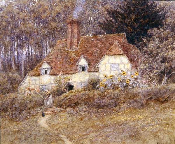 Ein Cottage in Surrey von Helen Allingham