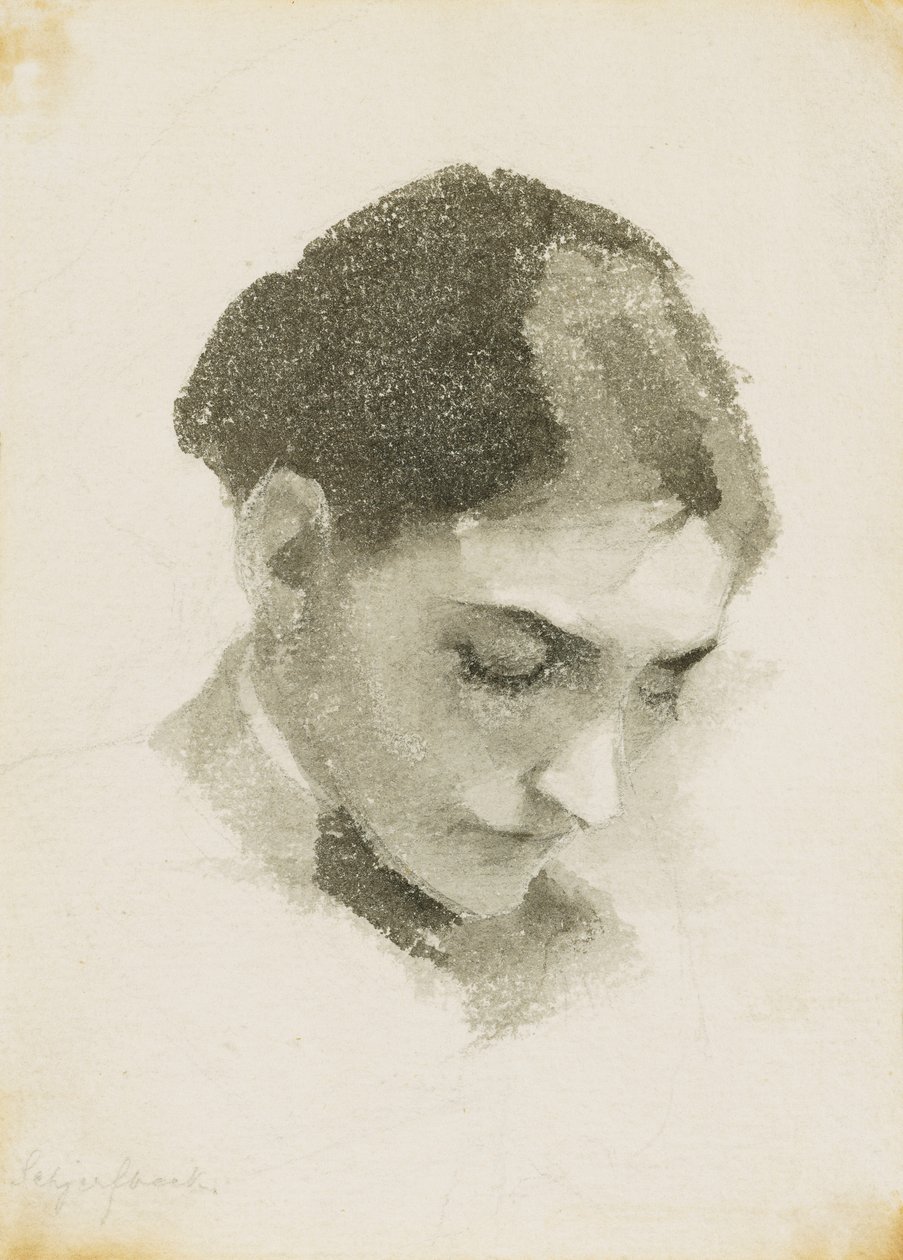 Kopf einer Frau von Helene Schjerfbeck