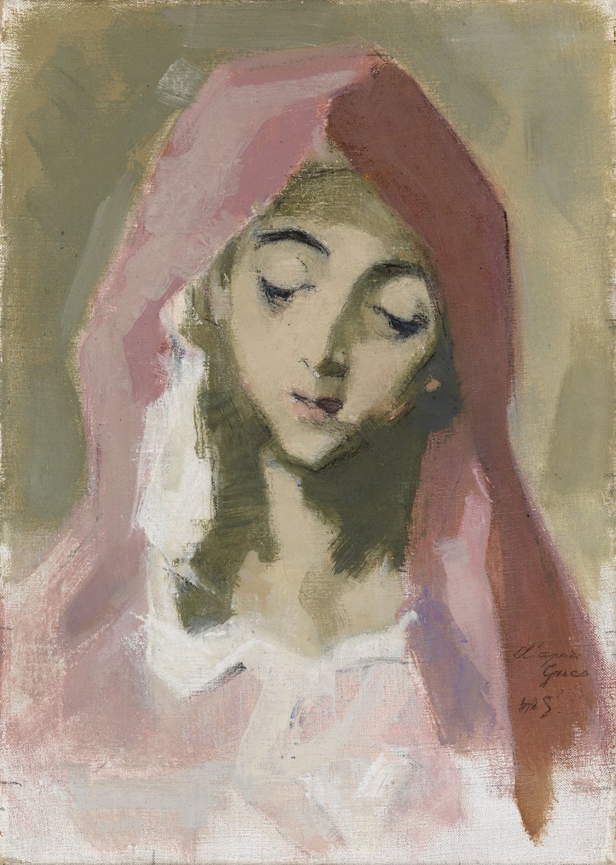 Madonna de la Charité, nach El Greco von Helene Schjerfbeck