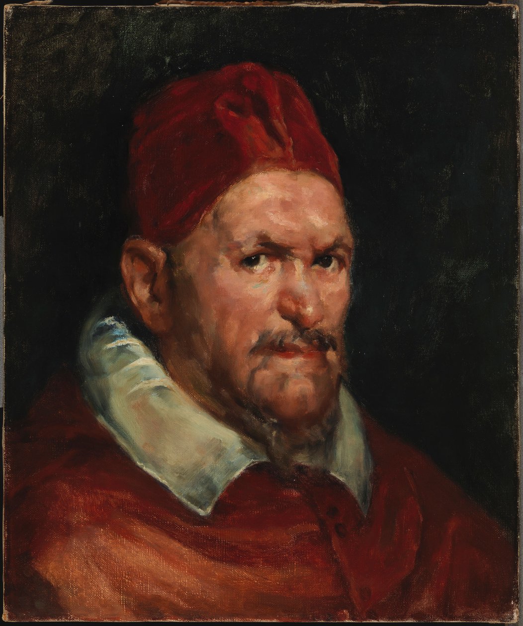 Porträt von Papst Innozenz X, Kopie nach Velázquez von Helene Schjerfbeck