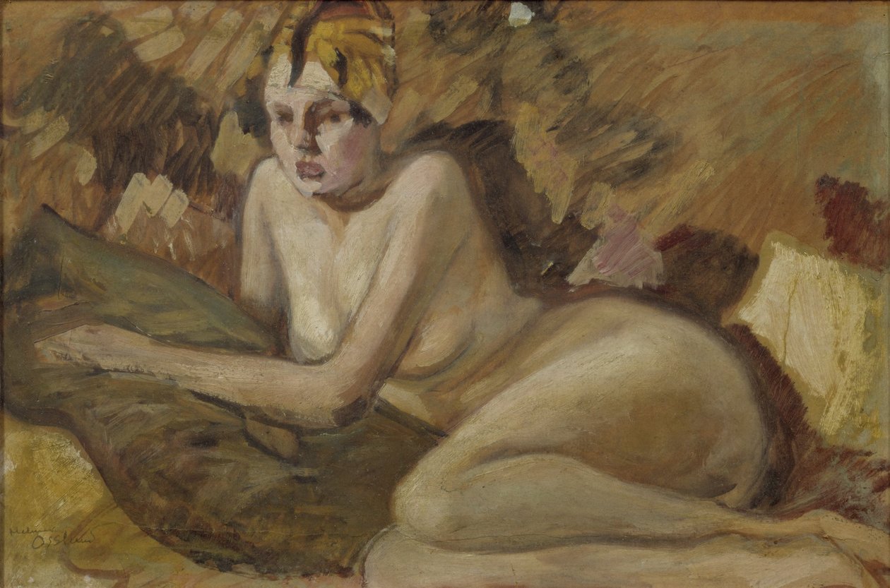 Liegendes Modell von Helmer Osslund