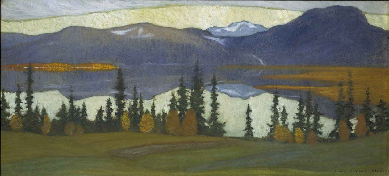 Aussicht von Klocka von Helmer Osslund