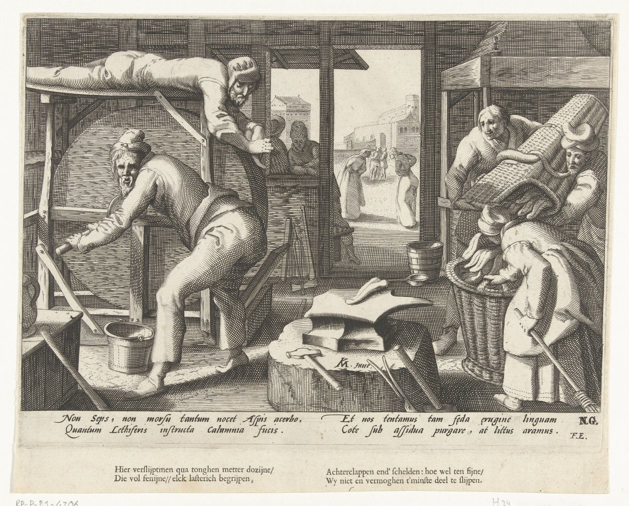 Zungenschleifer von Hendrick Goltzius (attributed to workshop of)