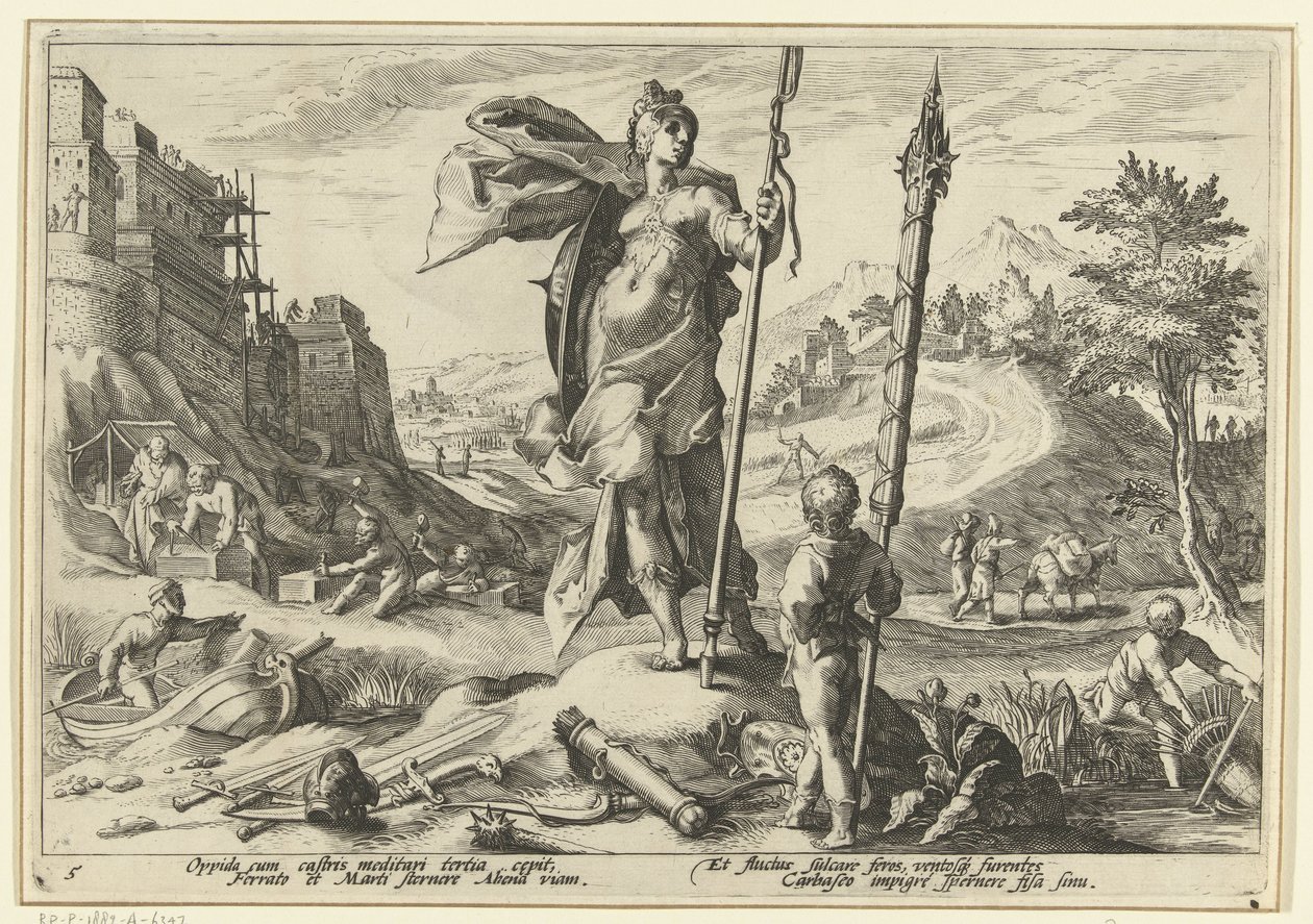 Bronzezeit von Hendrick Goltzius (workshop of)
