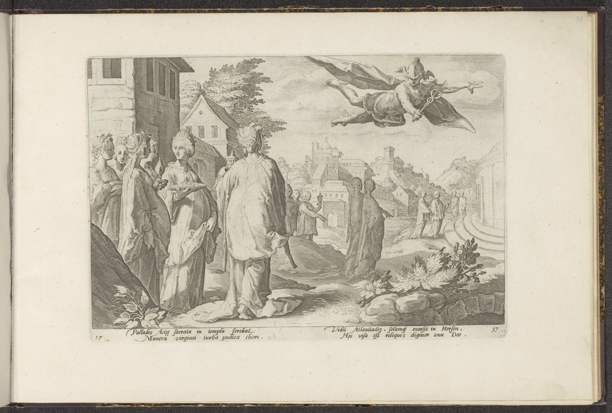 Merkur verliebt sich in Herse von Hendrick Goltzius (workshop of)